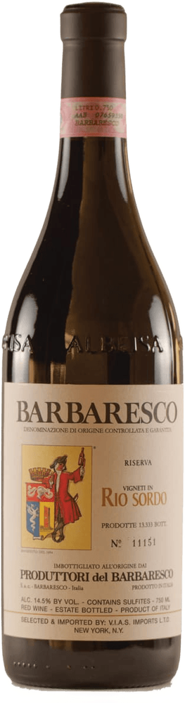 Barbaresco Riserva Rio Sordo
